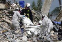 Tormenta amenaza labores en sitio de derrumbe en Florida; víctimas suben a 28
