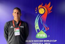 Juan Ángeles estará en su cuarto Mundial FIFA de Fútbol Playa