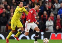 Manchester United derrota a Villarreal con gol de Cristiano Ronaldo
