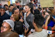 Andreína Martínez a su llegada a RD: Me siento orgullosa de mover a todo un país