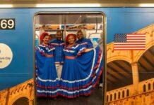 Ministro Collado lanza la nueva ruta promocional en la Línea A del tren en Nueva York