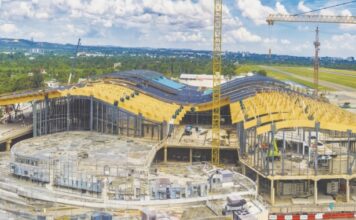 Avanzan trabajos nueva terminal Aeropuerto Internacional del Cibao